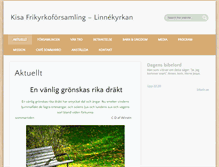 Tablet Screenshot of kisafrikyrka.se